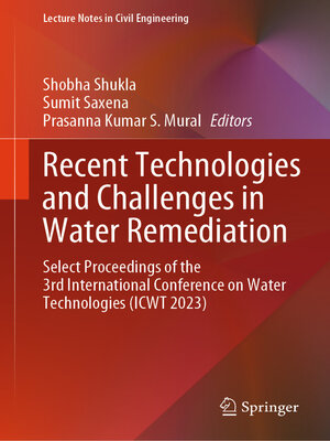 cover image of Recent Technologies and Challenges in Water Remediation